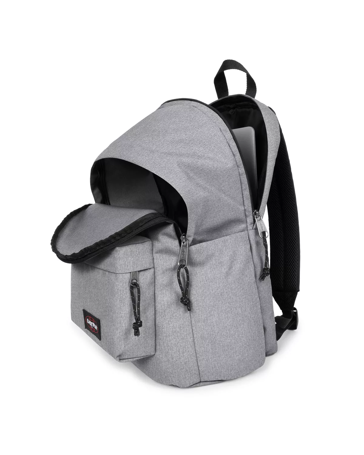 Mochila Eastpak Gris Claro 31L vista frontal