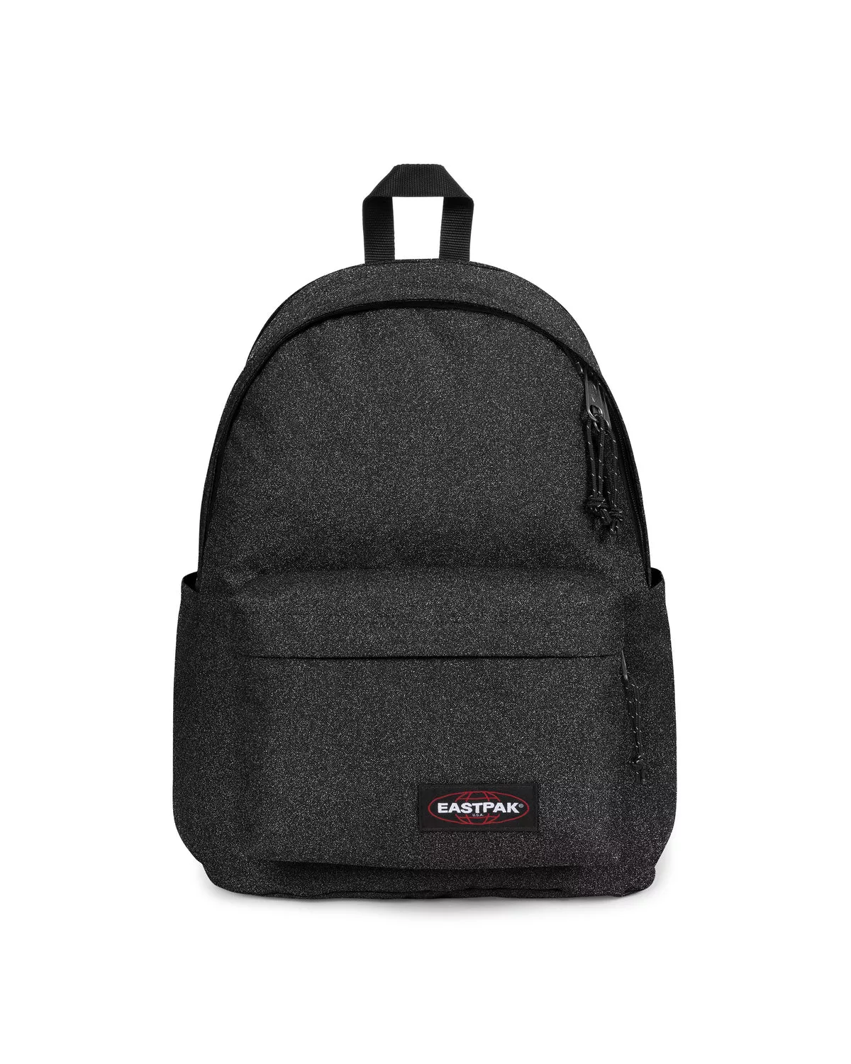 Mochila Eastpak Negra Purpurina 31L vista frontal