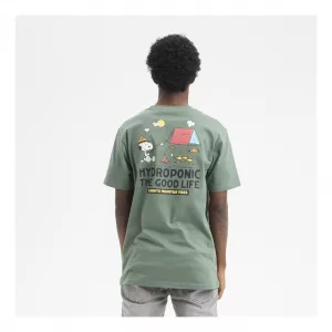 Camiseta Hydroponic campfire Snoppy/Peanuts forest green