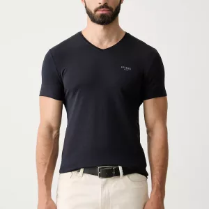 Camiseta Guess pico básica hombre